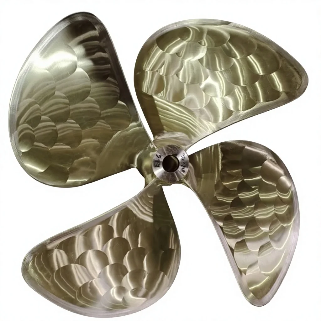 Marine 4 blade bronze propeller marine propeller 3 blades bronze   High Speed Four Blade Bronze Marine Propeller