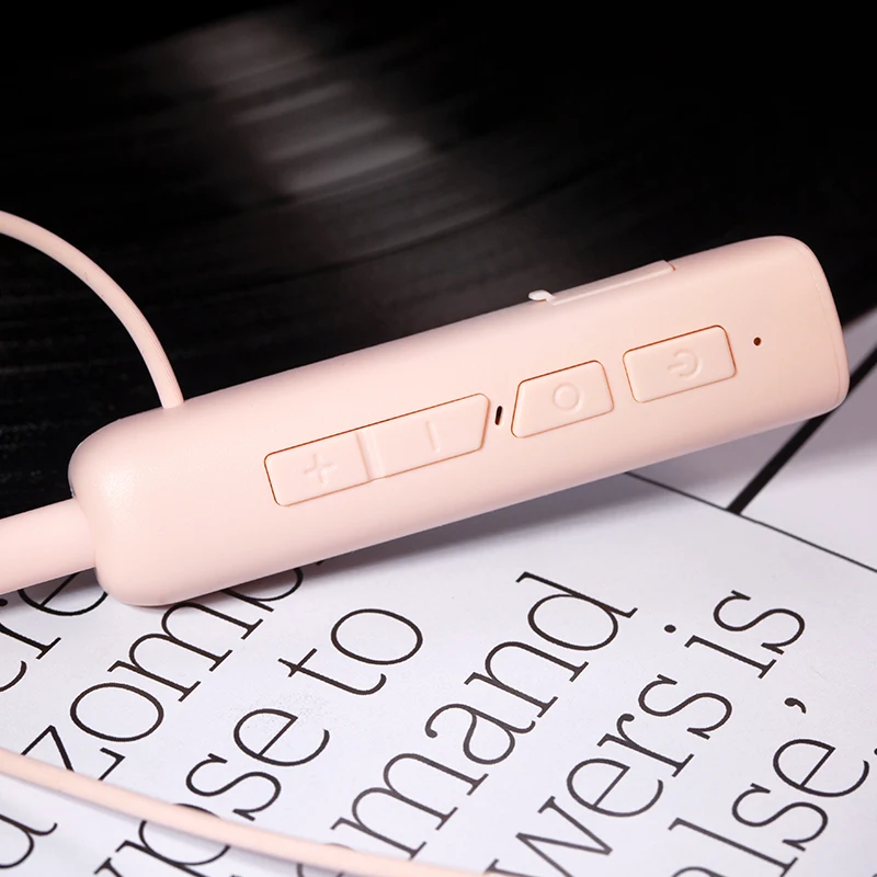 جهاز استقبال Whizzer OF-WM1 اللاسلكي بشريط حول الرقبة لهواتف 2pin 0.78 مم يدعم الميكروفون والتحكم في مستوى الصوت وبطارية طويلة 40 ساعة #6