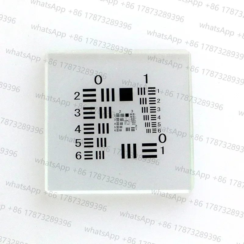 Placa de Prueba de Resolución Óptica, Objetivo de Prueba de Potencia de Resolución Usaf1951, Placa de Calibración de Cámara de Visión Artificial, Piezas Correctas 25*25