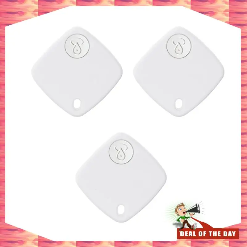 24-Hour Delivery Mini Smart GPS Tracker 3Pcs Set For Iphone Find My App, Key Finder High-Precision Location Tracking Position Re