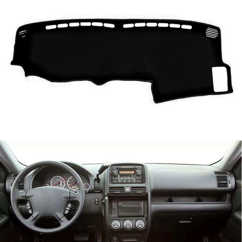 Car Styling Dashmat For Honda CR-V CRV 2002-2006 Dashboard Cover Mat Pad Anti-Glare Dash Sunshade Protect Carpet Rug Accessories