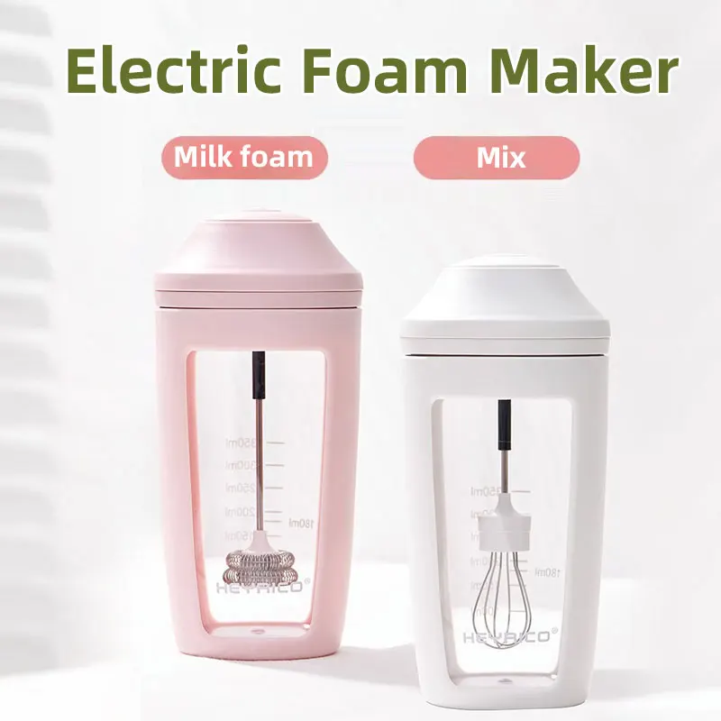 

0.6L Electric Milk Frother,USB Portable Blender,Wireless Coffee Maker,Home Kitchen Egg Beater Mixer Machine,Whisk Cream Foam Cup