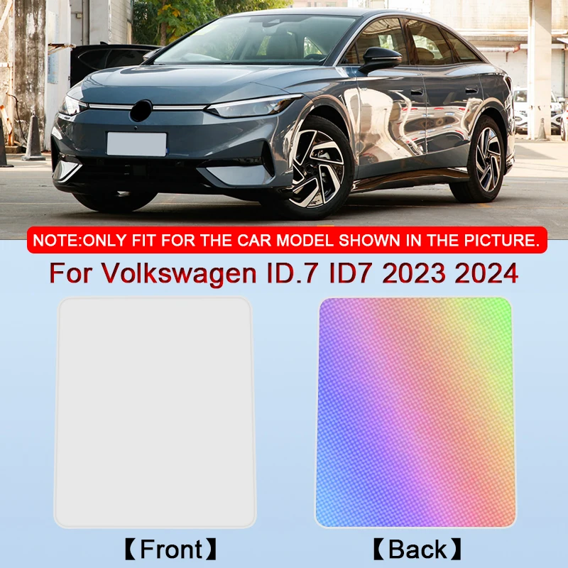 Car Clip-on Sunroof Skylight Blind Shading Cover Colorful Ice Crystal Auto Roof Sunshade For Volkswagen ID.7 ID7 2023 2024 2025