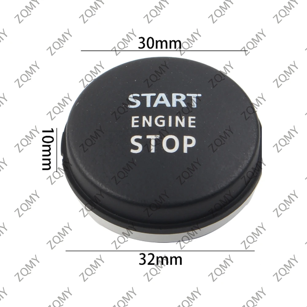 Black Start Stop Engine Switch Push Button Cover For Land Rover Range Rover Vogue 2010 2011 2012