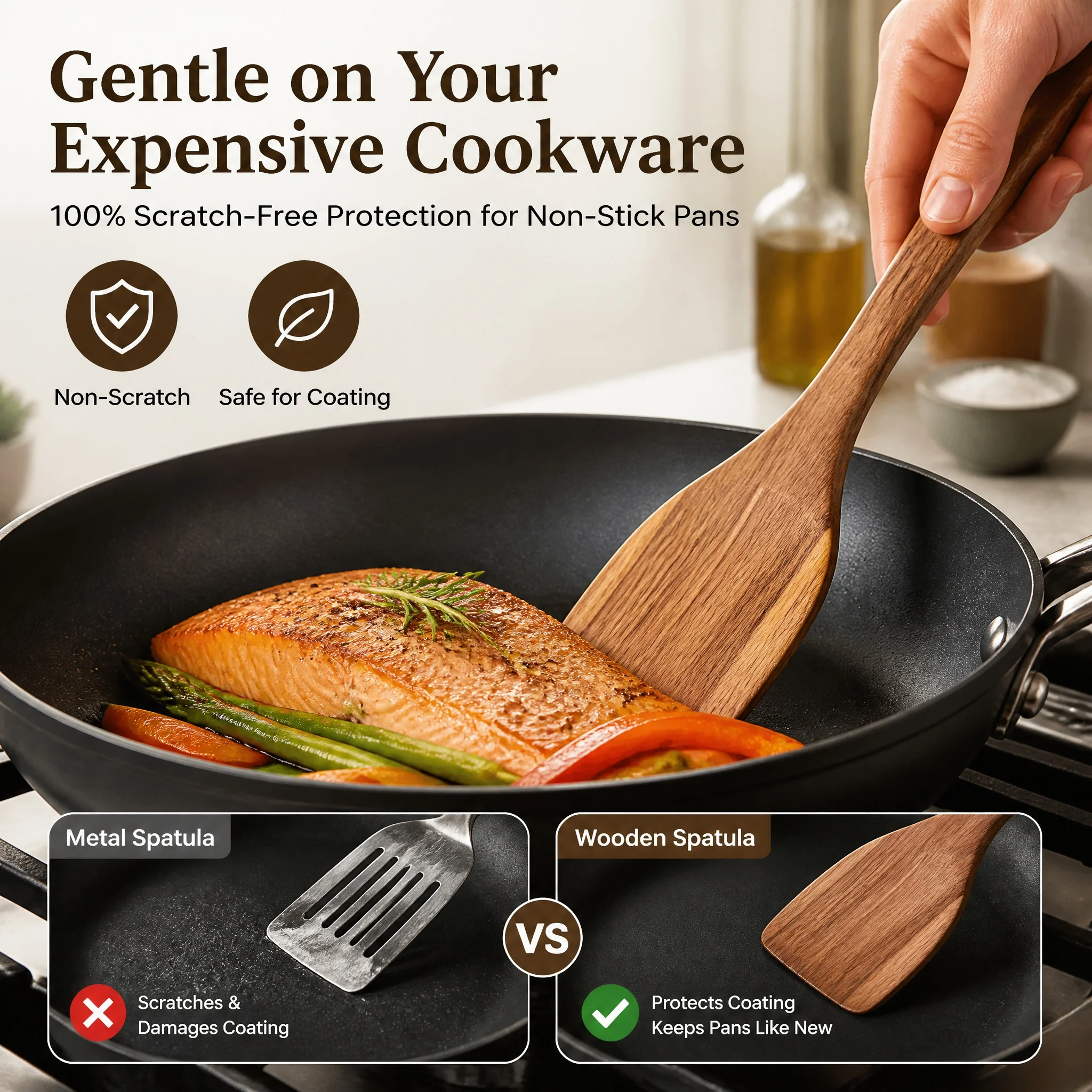 Set Peralatan Masak Kayu Premi - Kitchen Baking Kit ulasan dan harga