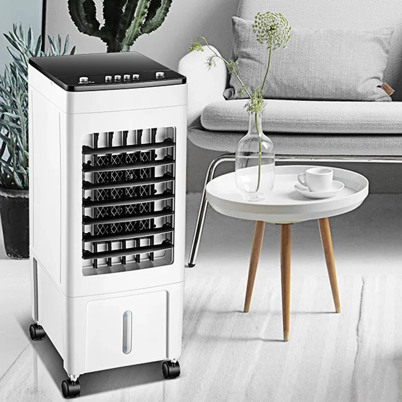 مكيف الهواء مروحة تبريد واحدة صغيرة مكيف الهواء مروحة التبريد المياه الباردة مكيف الهواء يمكن التحكم في توقيت عن بعد