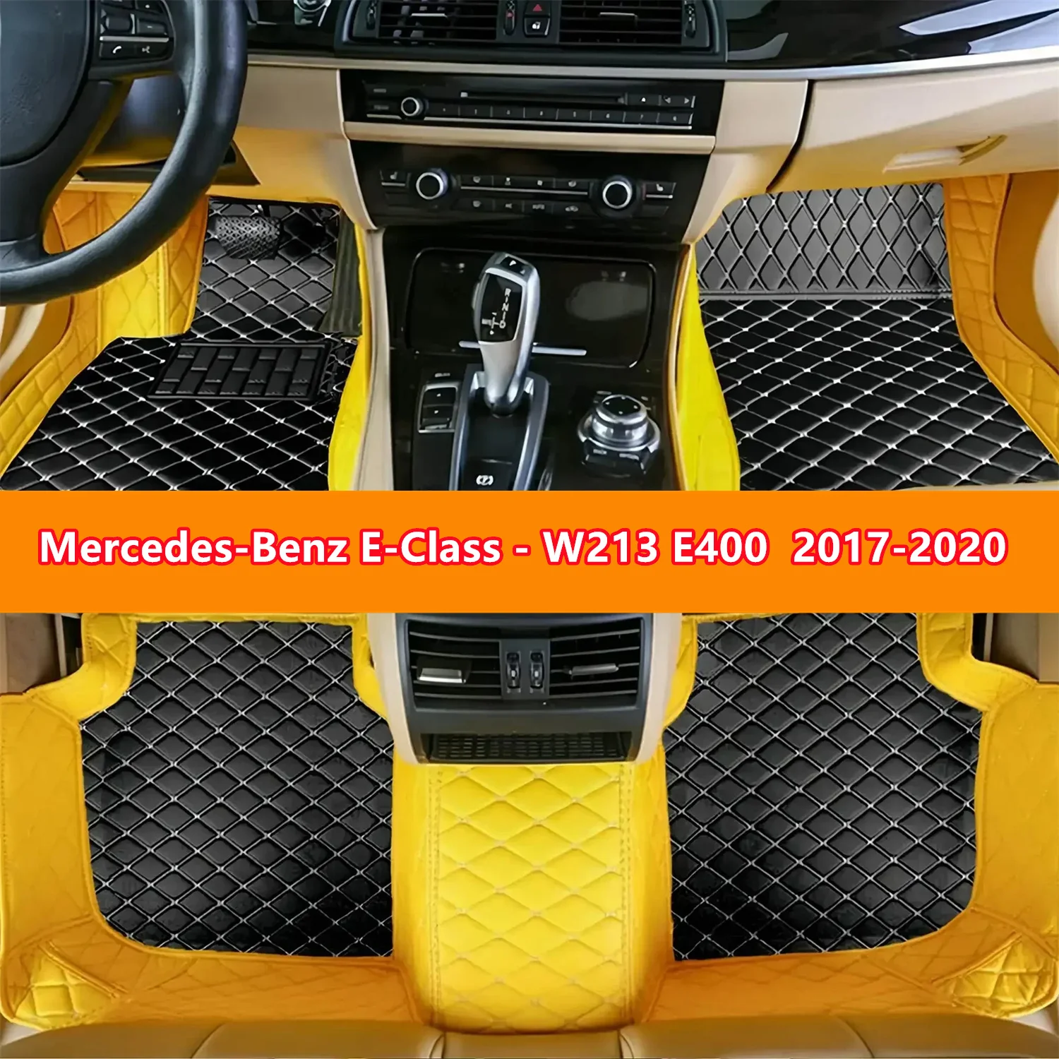 

Автомобильные коврики для Mercedes-Benz E-Class - W213 E400 2017-2020, кожаные коврики для автомобилей, аксессуары для ковров