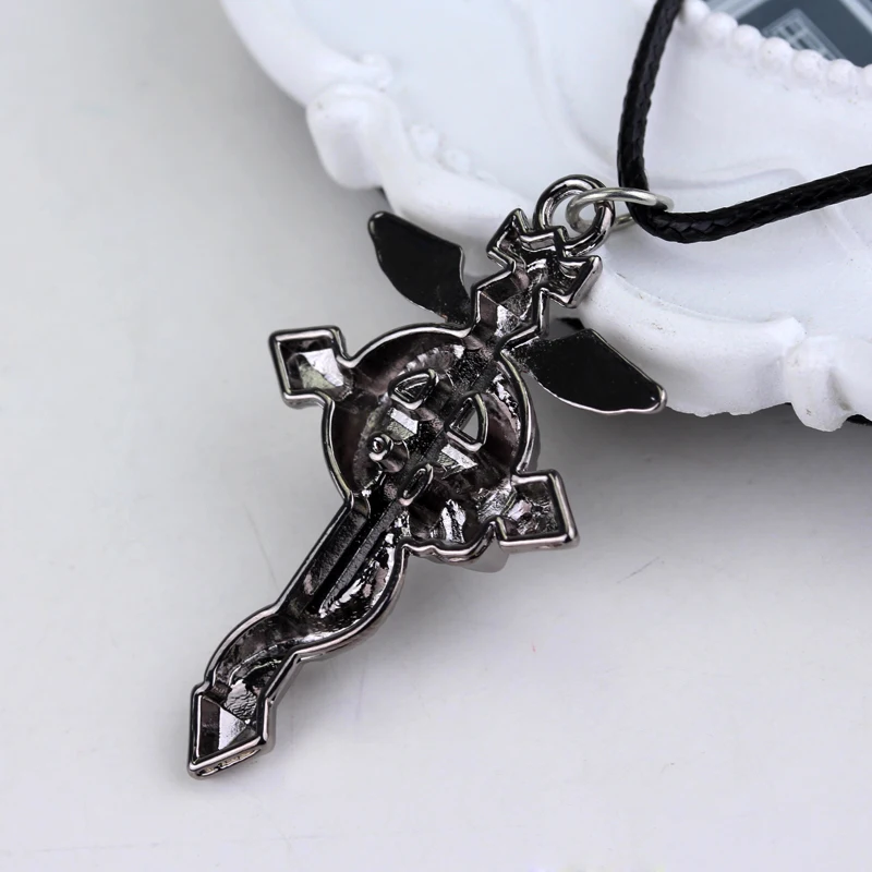 Anime Fullmetal Alchemist Metal Pendant Necklace Edward Alchemist Logo Necklace Cosplay Props Backpack Jewelry Accessories