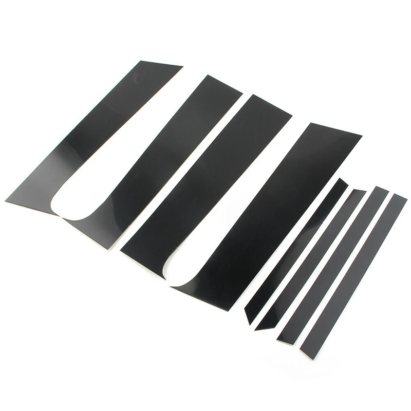 For CHEVROLET Trax 2015-2022 8pcs SET Gloss Black Pillar Posts Piano Door Side Window Trim Cover Decal Sticker