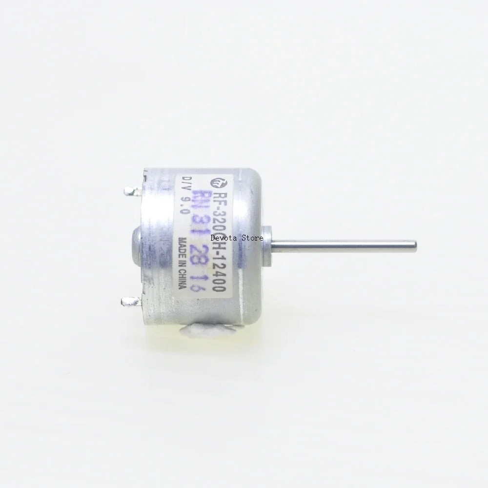 Mabuchi Micro DC Motor RF-320CH-12400 3.0V-9.0V DC DIY CD Fan Model 9V 22MM Shaft Motor