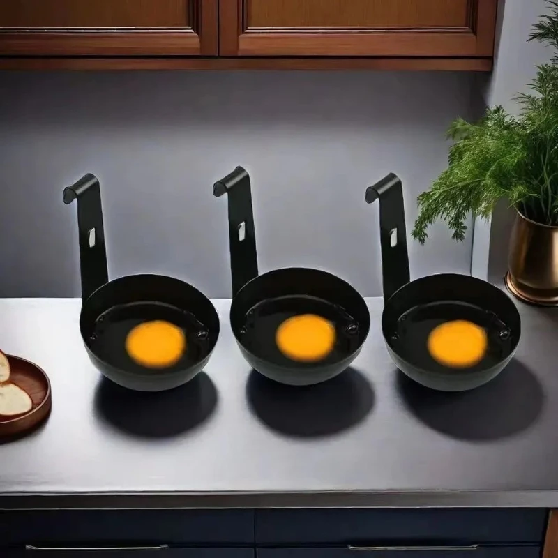 Stainless Steel Poached Egg Maker Boiled Egg Poacher Mold Kitchen Tool for Soft Boiled Onsen Egg Hanging Steamer Cooker