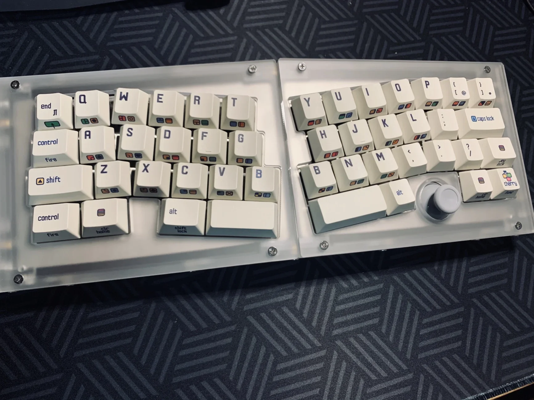 Libra Mini 40% Acrylic Keyboard Kit Ergonomics Keyboard Case Alice Customized Keyboard Case