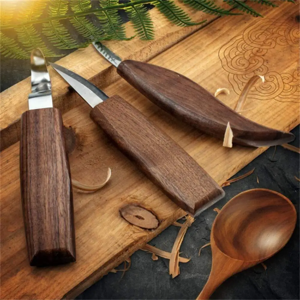 

Wood carving tool set chisel woodworking knife hand tool set wood carving knife DIY peeling wood carving spoon