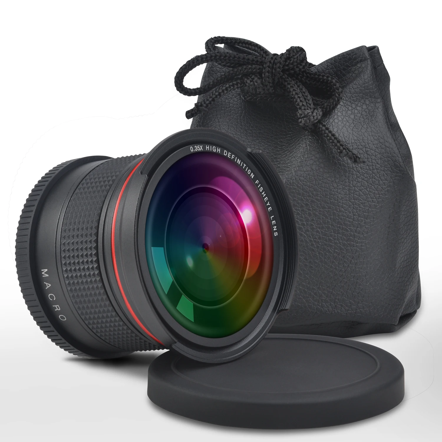 55MM 0.35X profesjonalny obiektyw szerokokątny typu rybie oko (z porcją makro) do aparatów Sony Alpha Nikon D3400 D5600