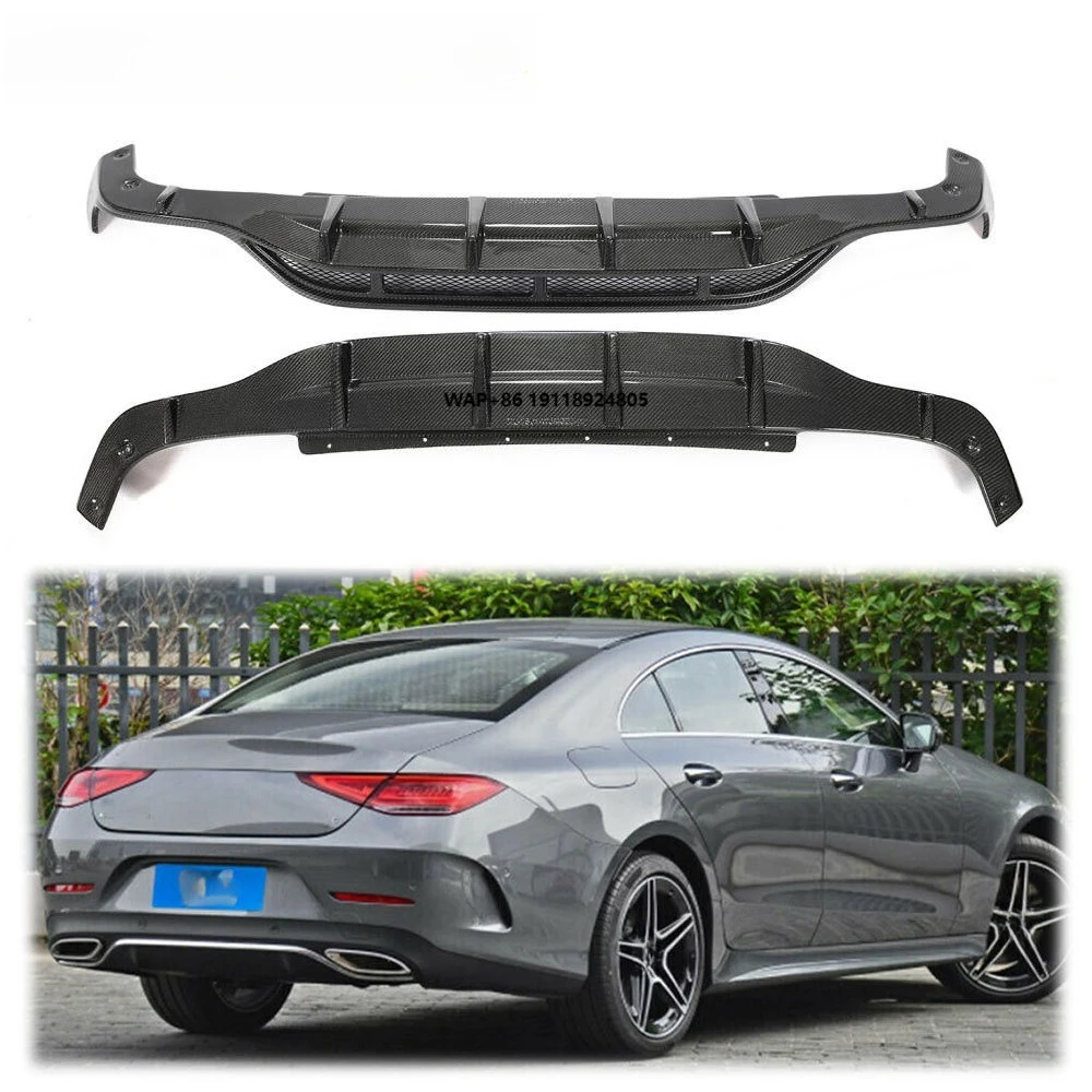 

Fits for Benz C257 CLS450 CLS550 Sport 18-20 Carbon Fiber Rear Bumper Diffuser Lip