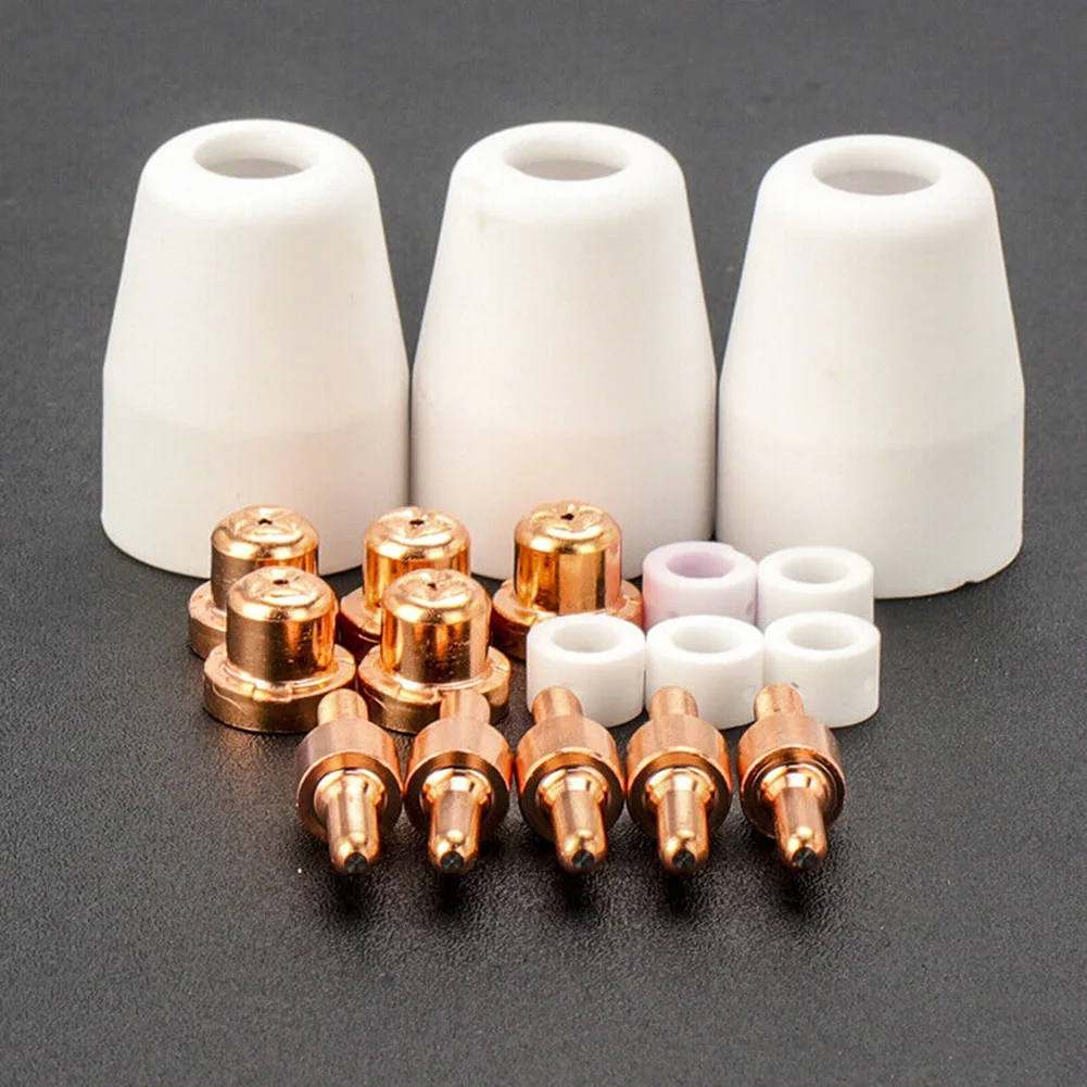 pt-31-プラズマトーチ消耗品-18-ピース-セット-プラズマカッター消耗品キット-pt-31-lg-40-電極先端シールドキャップガス用