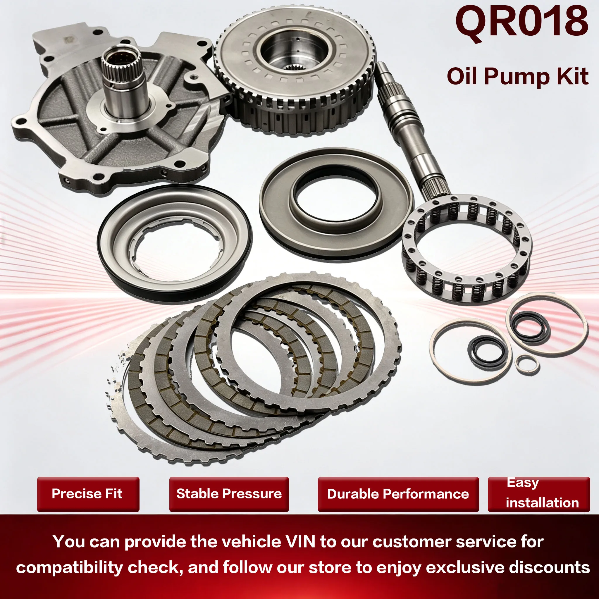 New QR018 Transmission Input Shaft Stator Shaft Kit for Chery Rover 3x