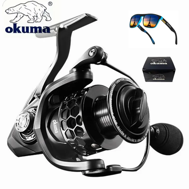 

OKUMA GTA2000-4000 spinning wheel, metal fishing reel, smooth outgoing line, ultra long throw fishing reel, fishing reel