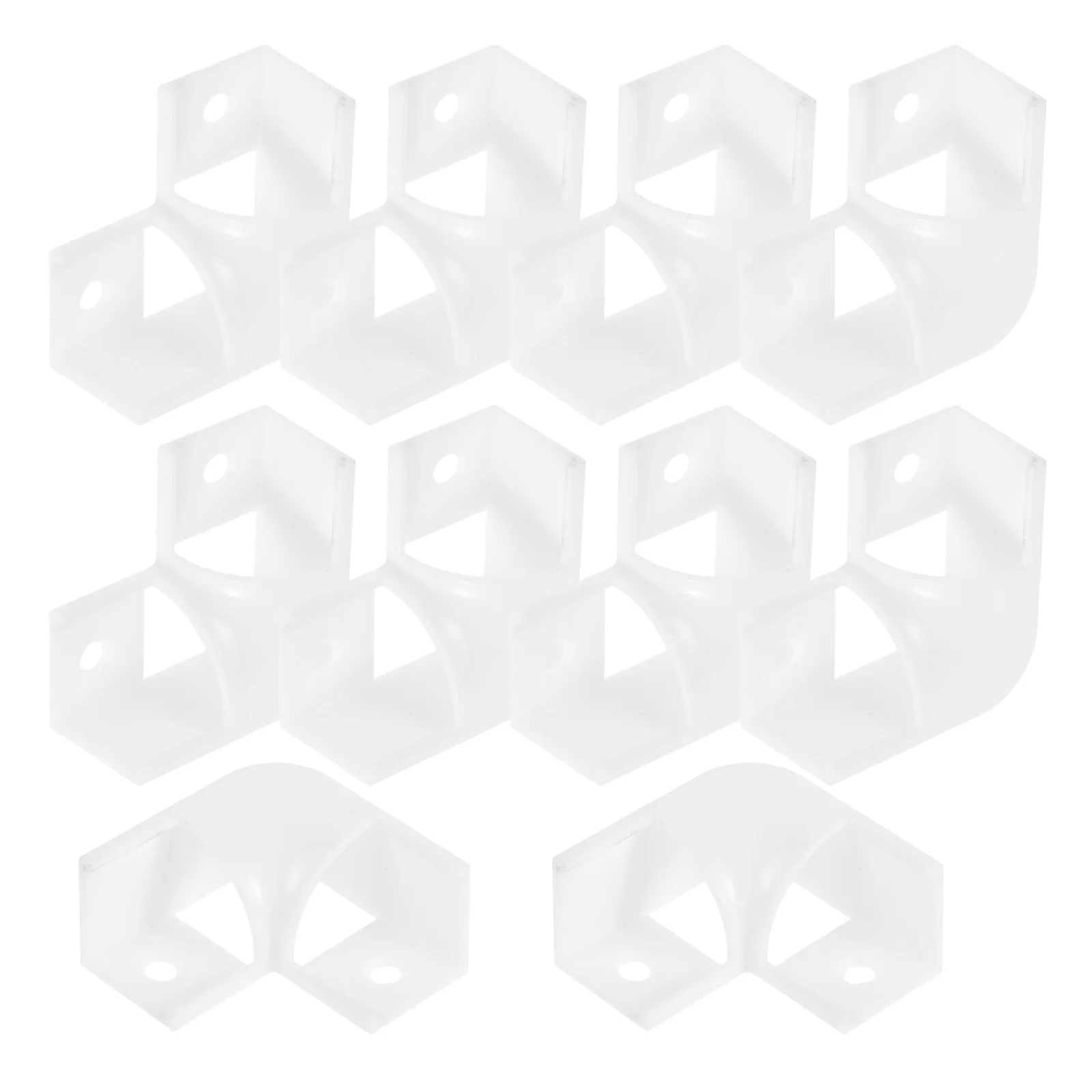 10 قطعة قطاع ضوء الزاوية طقم توصيل قنوات بلاستيكية على شكل حرف V 90 درجة تحول صالح لتركيب الإضاءة LED سهلة الإعداد #6