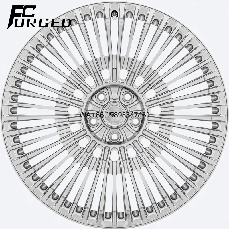 

Polished Finish Custom Forged Alloy Wheels 18 19 20 21 22 23 24 Inch Monoblock Car Wheels for bmw benz audi porsche Land Rover