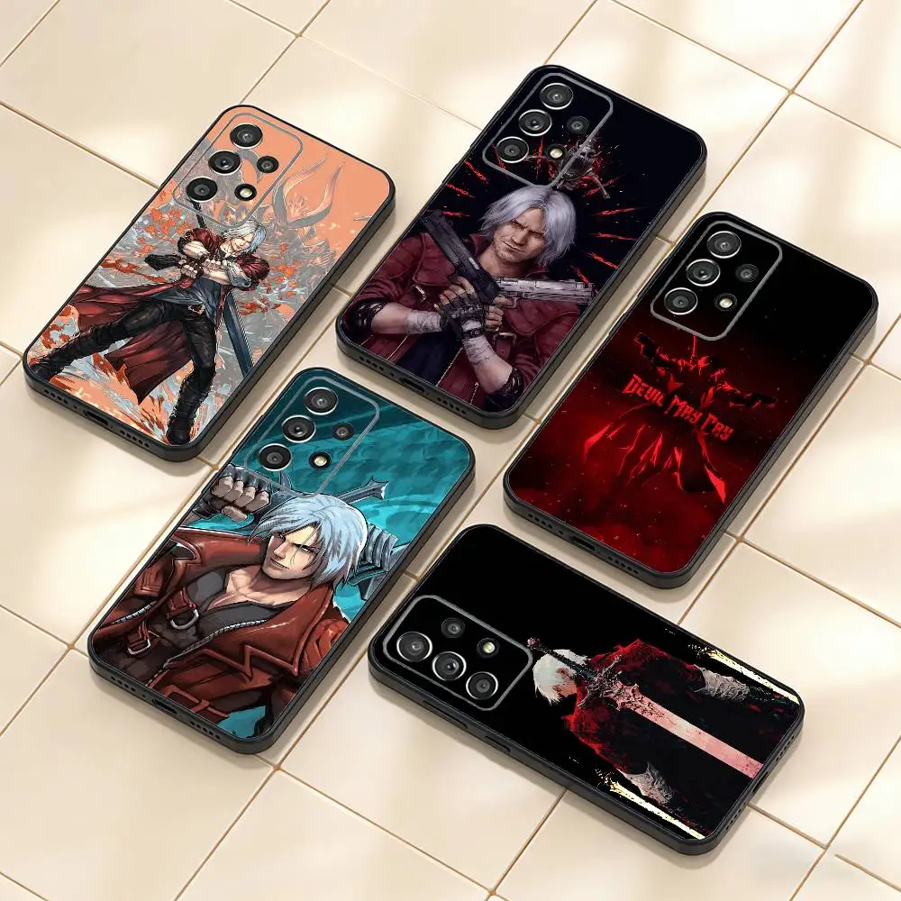 

Game D-DEVIL MAY C-Cry Phone Case For Samsung S25,S24,S21,S22,S23,S30,Ultra,S20,Plus,Fe,Note,10,9,5G Black Cover