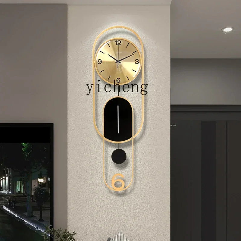 

wall clock living room fashion home wall decoration vertical clock modern minimalist silent quartz clock