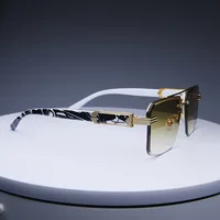 Fashion Rimless Sunglasses Men Women Populare Frameless Sun Glasses Male Female Classic Small Square Summer Traveling Shades - Image 3