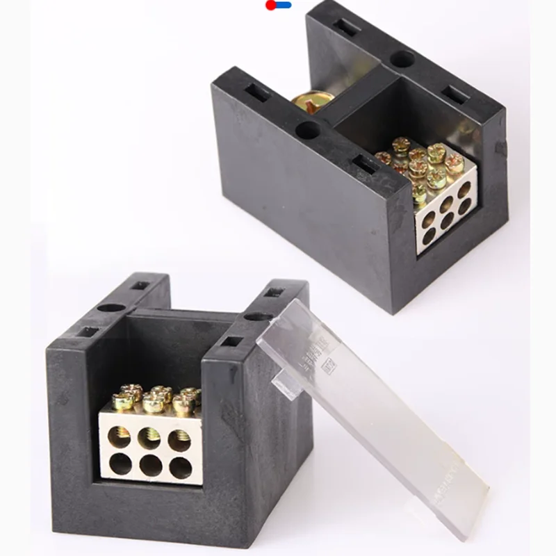 FJ6/JHT Multi-in Multi-out Large Current Phosphor Bronze Contacts High-Power Junction/Distribution/Metering Box Terminal Block