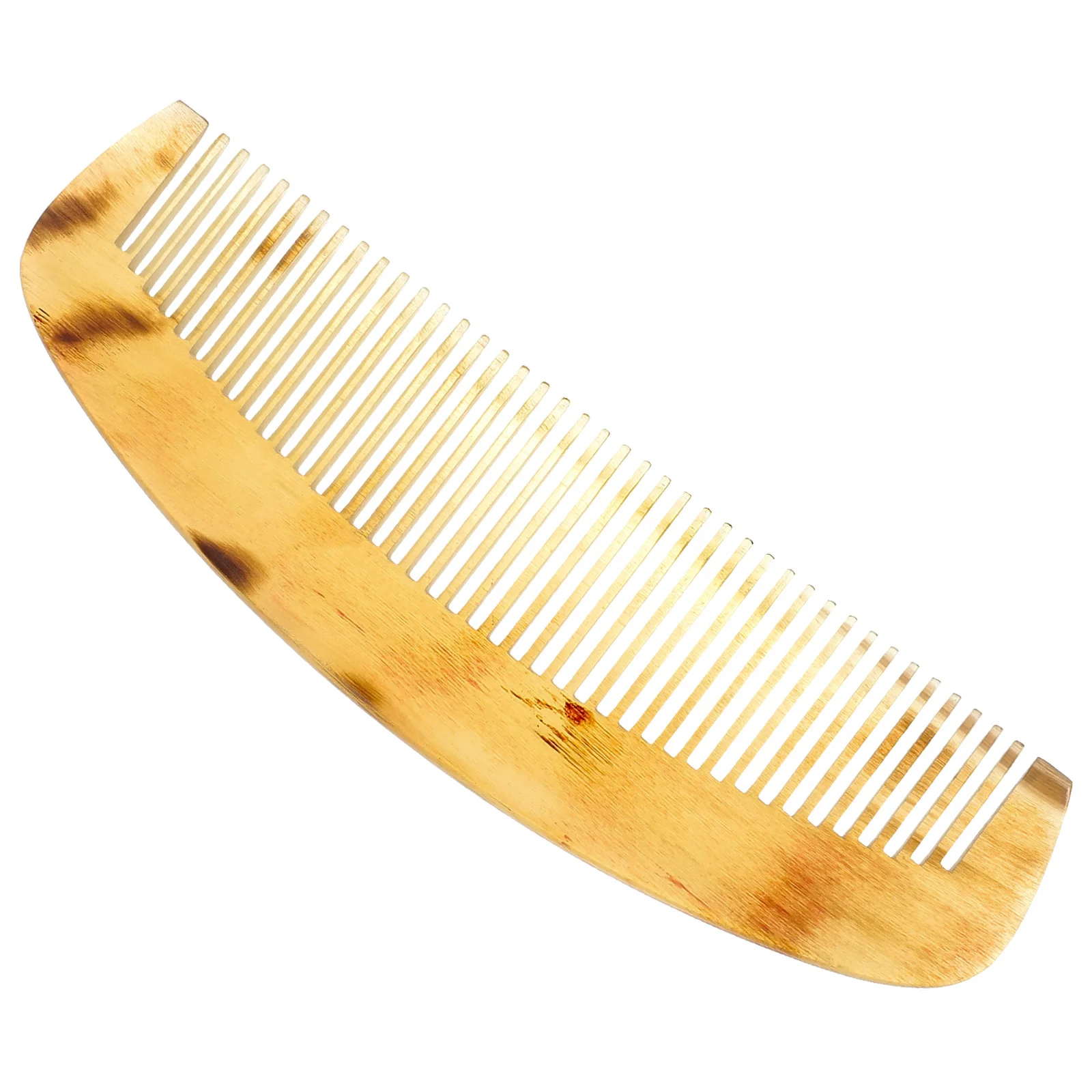 Natural Sheep Horn Comb Combs for Women Mens Hair Brush Anti-static Man Wide Tooth