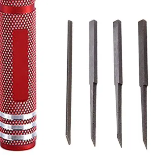 Anti-skid Aluminum Alloy Handle With Blade Gundam Resin Carved Scribe Line Hobby Cutting Tools Blades For RC Car Airplane