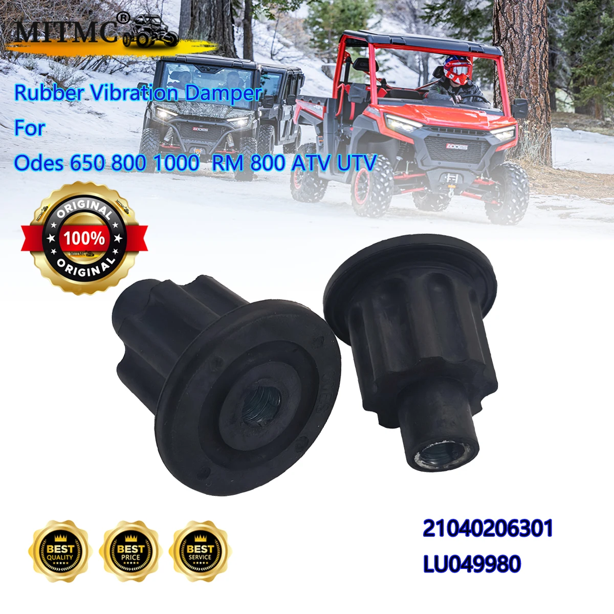 

Rubber Vibration Damper For Odes Desertcross 1000 Sportcross 1000 Pathcross 650 800 1000 RM 800 ATV UTV 21040206301 LU049980