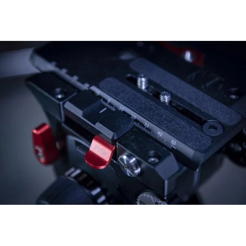 IFOOTAGE K7 Cabeça Panorâmica Tripé Cabeça Hidráulica de Vídeo Líquido Carga Útil 7kg com 1/4 "; e 3/8"; Parafusos Deslizantes Plat Liberação Rápida