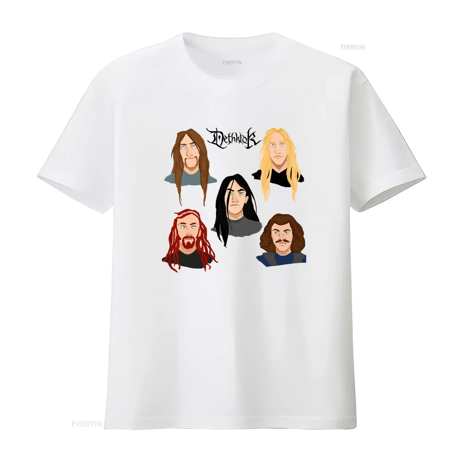 Dethklok Metalocalypse Animated Band T Shirt All Sizes Print vintage Washed graphic Stylish Soft fashion Versatile homme