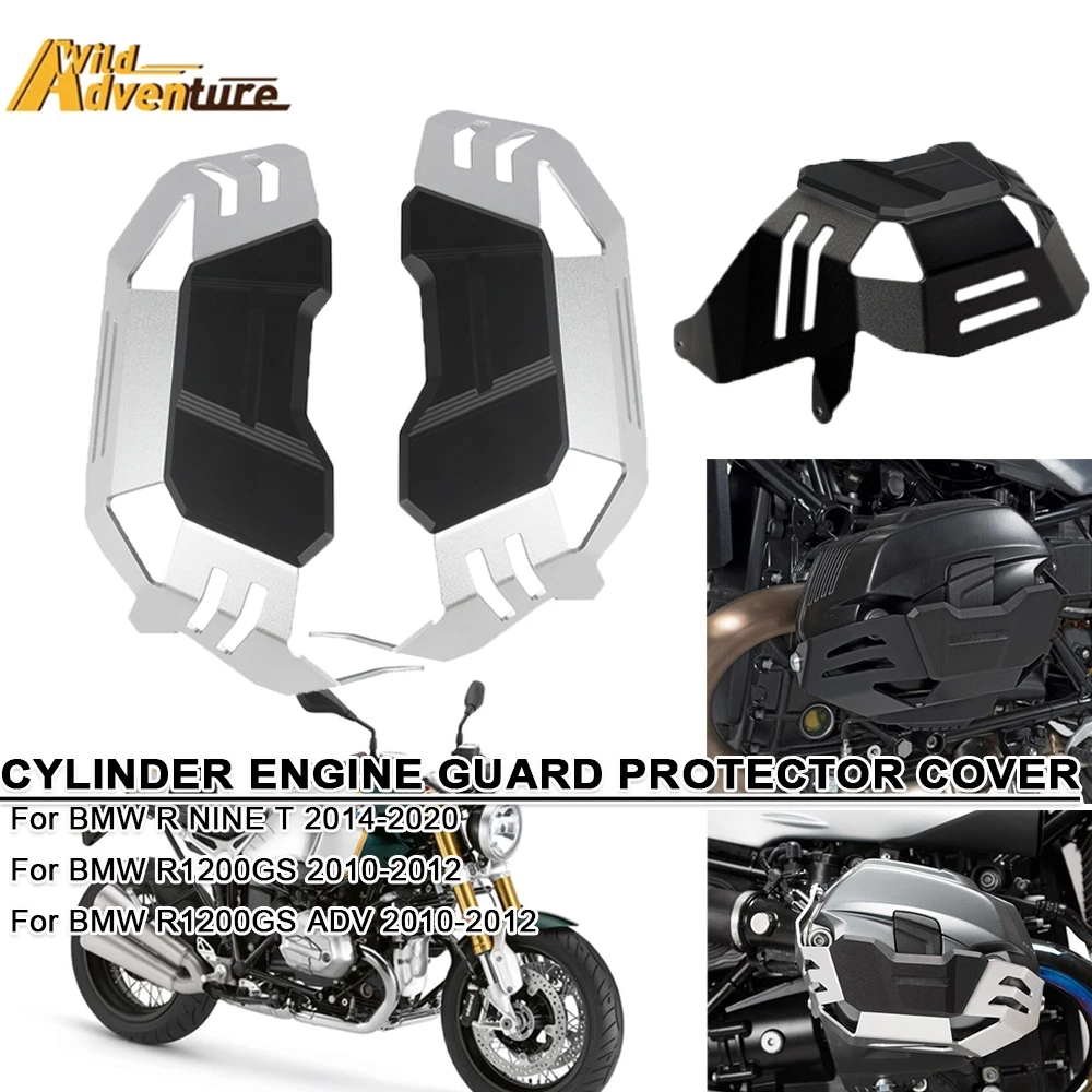

Moto Cylinder Guard Engine Cover Side Protector For BMW RnineT Scrambler R9T Pure Racer 2014-2020 R 1200 GS R1200 ADV 2010-2012
