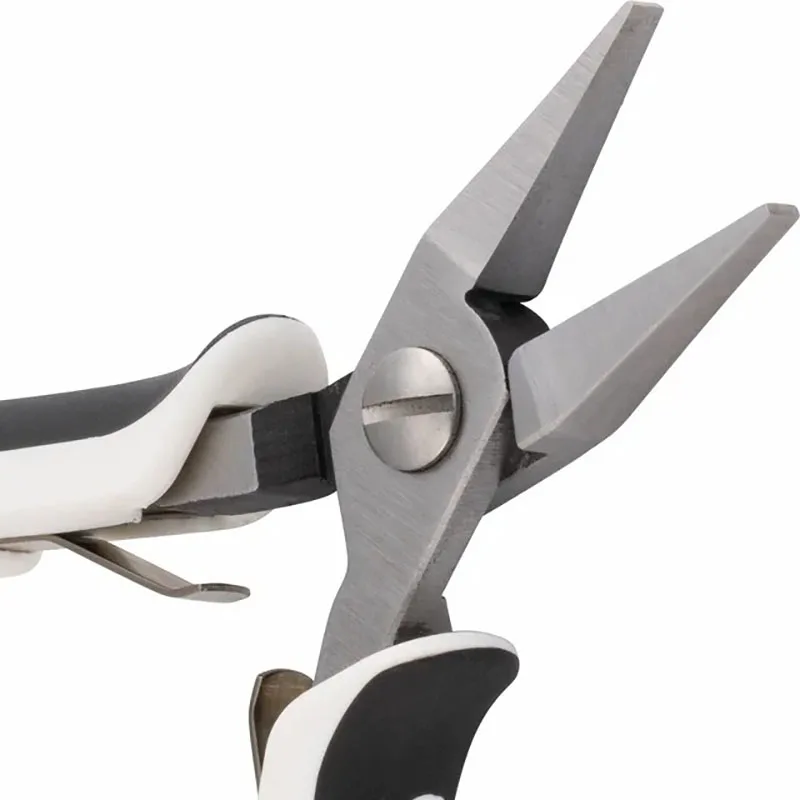 Durston 115mm Flat Nose Pliers Hardened Vanadium Steel Non-Mar Flat Jaw Jewelry Wire Flattening Forming Tool