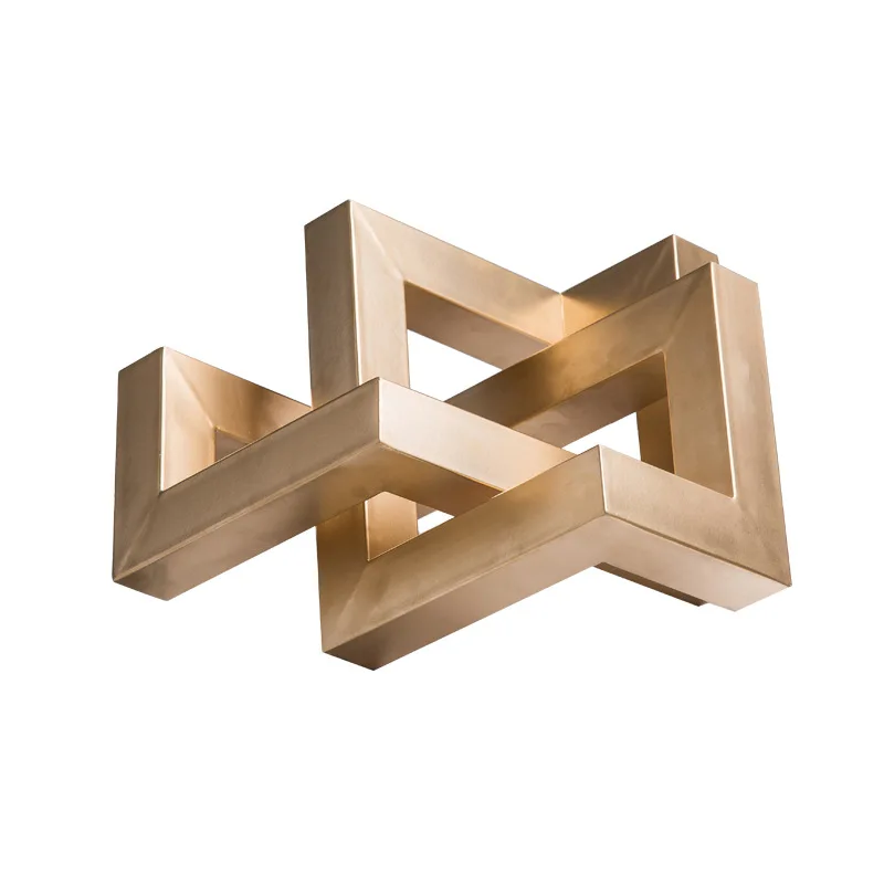 

Creative gold wrought iron ornaments, metal handicrafts, home soft decoration, jewelry gifts