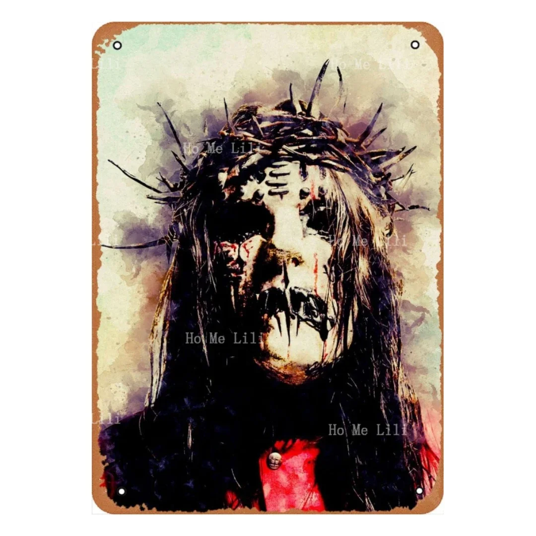 Music Joey Jordison Metal Tin Sign Poster Metal Vintage Plaque Art Wall Decor