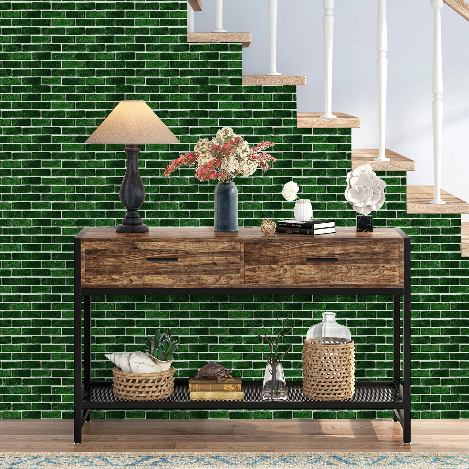 

Marble Peel and Stick Wall Tiles, Waterproof Self-Adhesive Backsplash for Kitchen Bathroom DIY Decor
