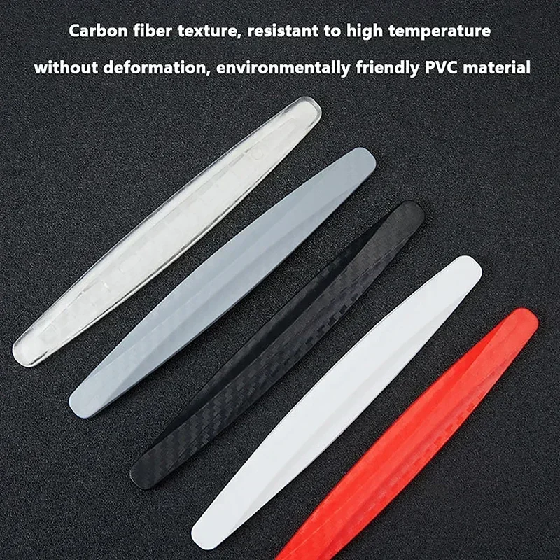 4pcs Car Bumper Protector Strip Guard Corner Protection Strips Scratch Protector Crash Anti Collision Auto Accessories