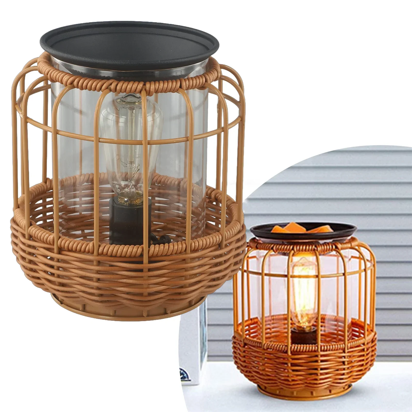 

Lantern Led Light Warm White Lamp Outdoor Sensor Garden Lights Waterproof Patio Yard Decoraiton Hanging For/outdoor Hollow