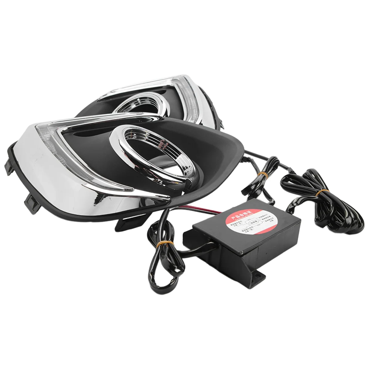 سيارة LED DRL النهار تشغيل أضواء ضوء النهار مقاوم للماء الضباب رئيس ضوء مصباح لميتسوبيشي ASX 2013 2014 2015