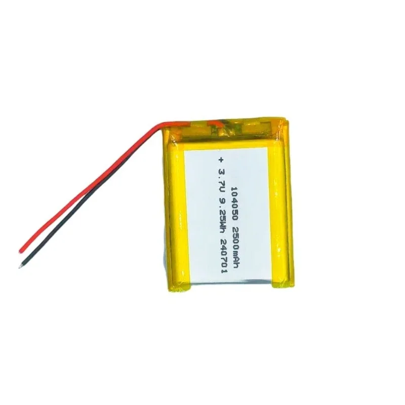 [New] 104050 3.7V 2500mAh Lithium Polymer Battery Multiple Models Specifications for Various Electronic Products