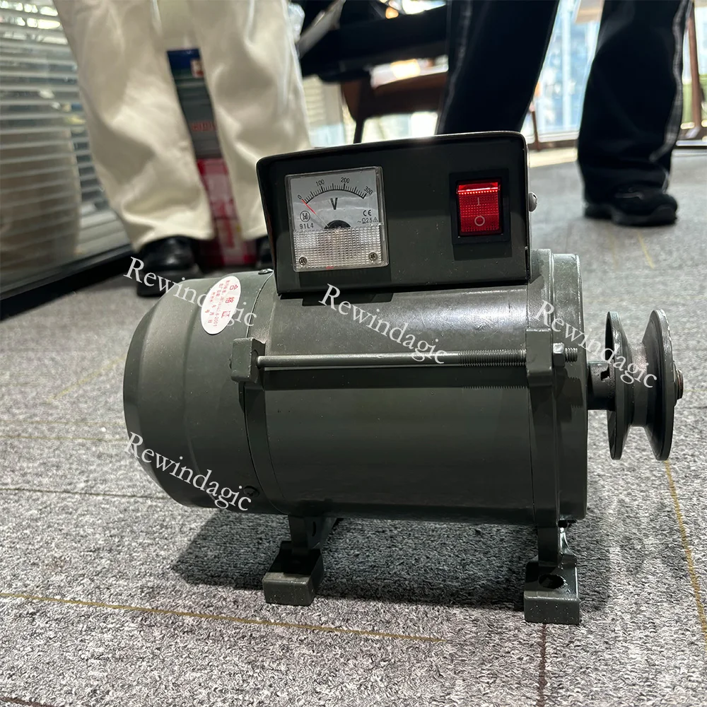 Power Generator System 5KW 7KW 8KW 10KW 220V 240V 1Phase Alternator Permanent Magnet Generator With VFD Motor Set Resistive Load