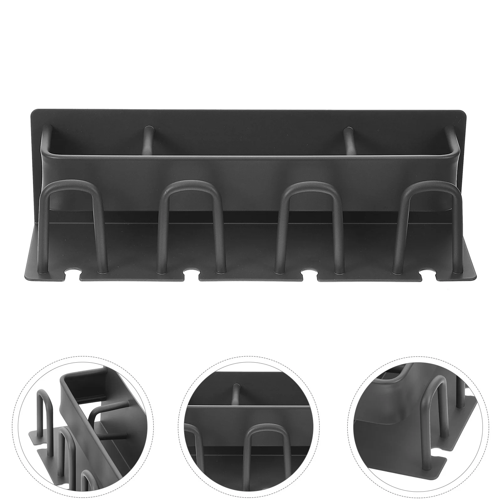 

Multifunctional Mini Wall Mounted Toothbrush Holder Space Aluminum No Drill Bathroom Organizer for Toothbrushes and Toothpaste