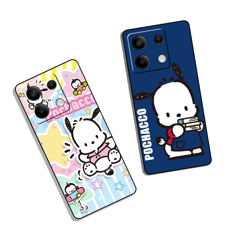 Xiaomi Poco M4 M5S F2 F3 F4 F5 X4 GT Pro Pochacco  Creative Design Soft Black Phone Case