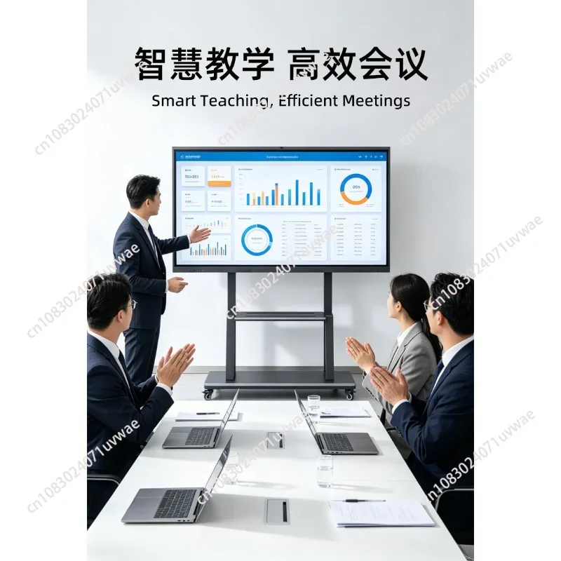 Multimedia teaching all-in-one machine 4k electronic whiteboard touch screen smart screen 75-inch conference all-in-one machine