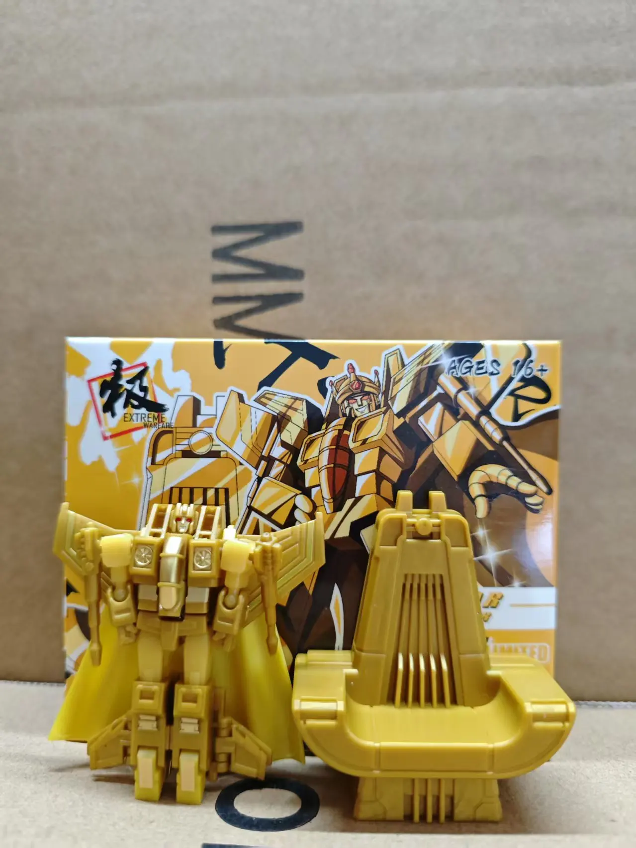 Dr.Wu التحول DWE09G DW-E09G Sunstorm الذهبي Starscream 6 سنتيمتر صغيرة جدا صغيرة الحجم عمل الشكل لعبة