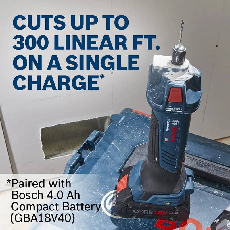 BOSCH GCU18V-30N 18V Brushless Cut Out Tool 30000RPM Cutting Rotary Tool Soft Start Technology