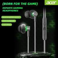 Acer OHW302 Wired Earphones W/ Smart Noise Reduction Magnetic Storage 3.5mm/Type-C Jack High-Sensitivity Mic for Android Phones