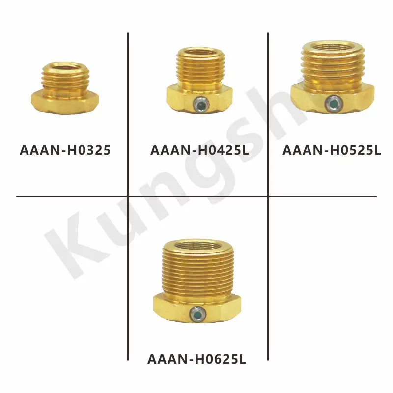 AAAN-H series hexagonal locking nut, precision thread pair, fine thread screw